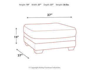  this ottoman is so generously scaled