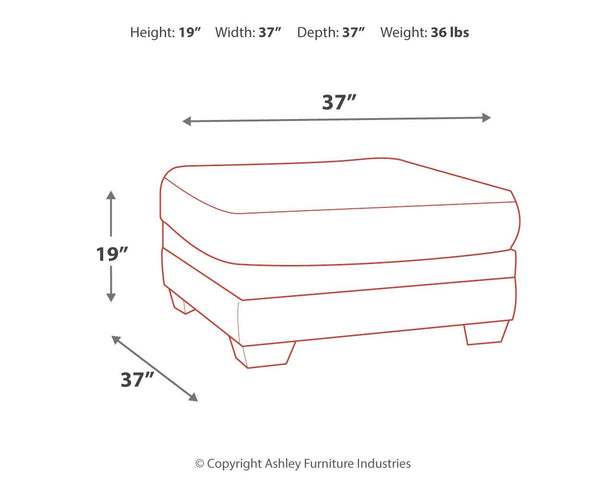  this ottoman is so generously scaled
