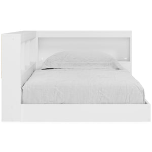 Piperton - White - Twin Bookcase Storage Bed