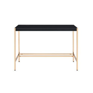 Midriaks - Writing Desk - Black & Gold Finish