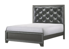 Kaia - Queen Bed<h4><b>Kaia - Queen Headboard / Footboard - Dark Gray</b></h4> <table width="100%"><colgroup><col style="width: 30%"> <col style="width: 70%"> </colgroup> <tbody> <tr> <td>Dimensions</td> <td> 63.00"L x 85.13"D x 61.00"H</td> </tr> <tr> <t