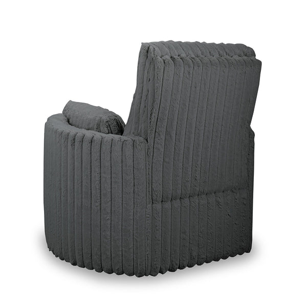 Embrace - Swivel Accent Chair - Charcoal