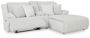 Top Tier - Alloy - 3-Piece Reclining Sectional Sofa With Raf Chaise