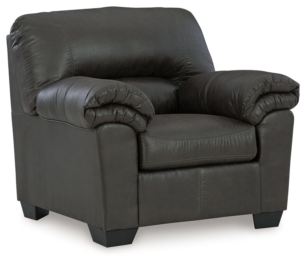 If you love the cool look of leather but long for the warm feel of fabric, youâ€™ll find this chair fits the bill beautifully. Rest assured, the textural, multi-tonal upholstery is rich with character and interestâ€”while plush, pillowy cushions merge com