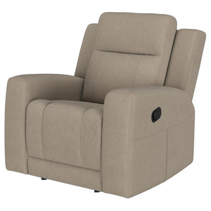 Brentwood - Upholstered Recliner Chair - Taupe