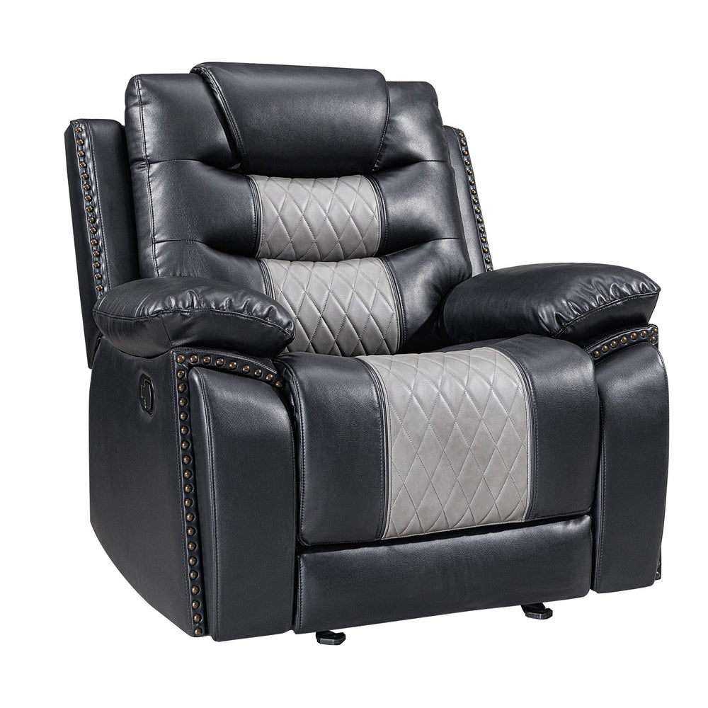 Experience unparalleled comfort with the Nikko Glider Recliner with Hidden Cup Holders . This recliner is built with long-lasting construction, featuring frames crafted from hardwoods and plywood for a stable and durable seating experience. Enjoy luxuriou