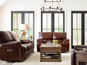 Vail - Power Recliner (Set of 2) - Burnt Sienna