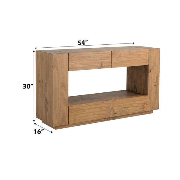 Harlan - Sofa Table - Brown Finish
