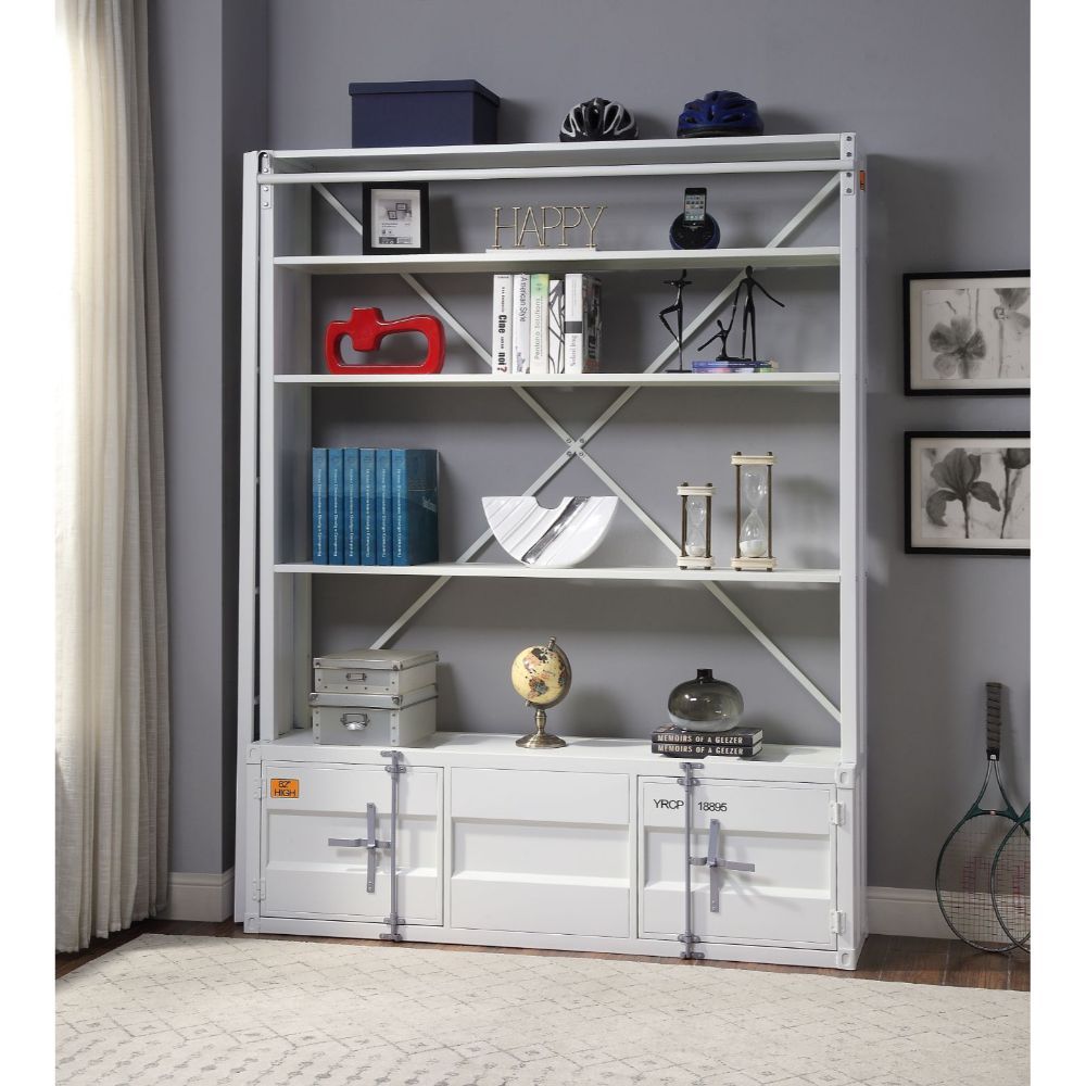 The Cargo youth bed is the perfect addition to any child-'s room. This contemporary container themed metal bed features a panel headboard with low profile footboard, crafted with a timeless look that is an ideal addition to any bedroom. The bed is accente