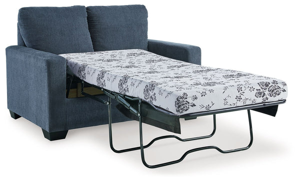 Rannis - Navy - Twin Sofa Sleeper