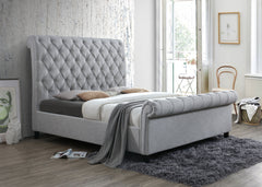 Kate - Upholstered King Bed - Gray