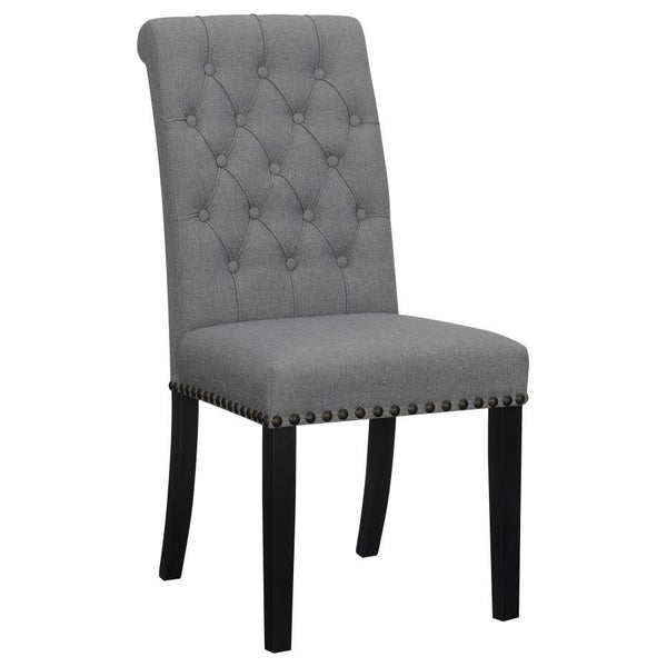  adding depth and sophistication. A rolled top and hand-applied nailhead trim create refined detailing