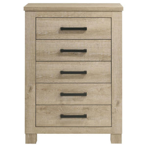  it is made from engineered wood with a scratch-resistant veneer for durability. Smooth-gliding drawers with dar