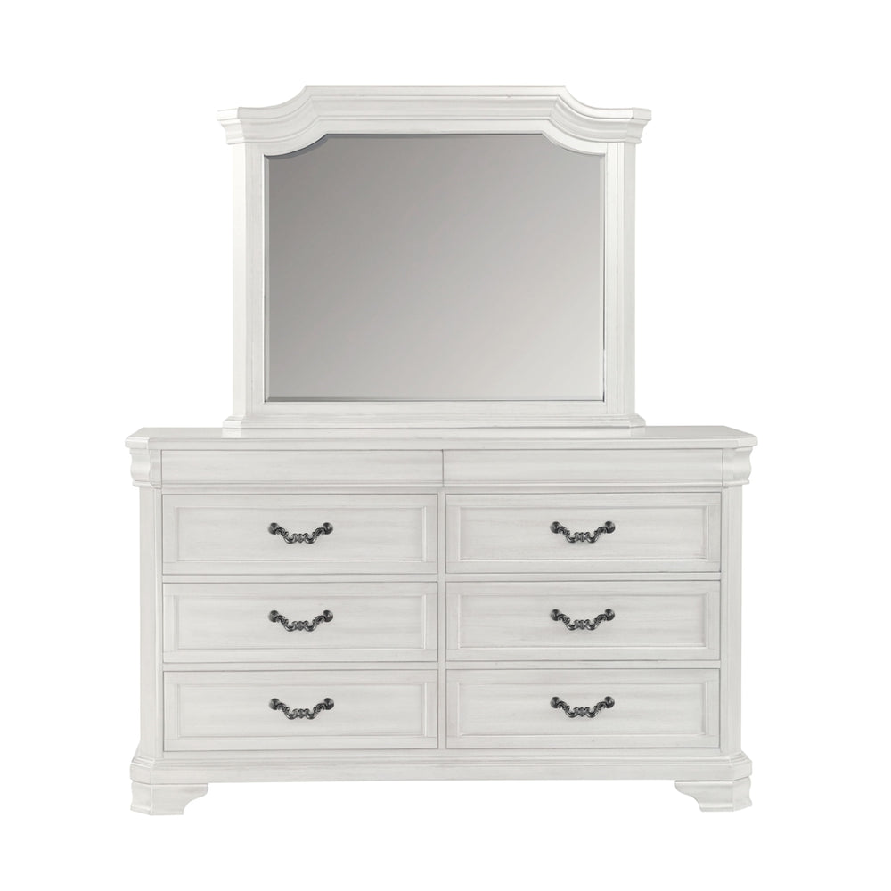 Lyndhurst - Dresser & Mirror - White