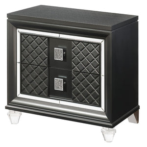 2 Drw Drawer: Sparkling Trim, Embossed Fronts, GLIDE Side Metal (Ball Bearing, 2/3 Ext.), DOVETAIL English Front & Back, FELT-LINED Top Drawer Only, Safety Stop Included, Manual Close, Dust-Prof Bottom Case Only, Hardware: Single Pull Handle, Metal (Zinc 
