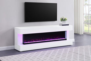  constructed from MDF and white glass
