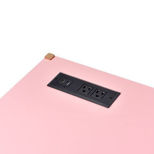 Midriaks - Writing Desk - Pink & Gold Finish