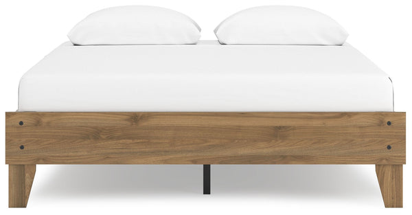 Deanlow - Honey - Queen Platform Bed