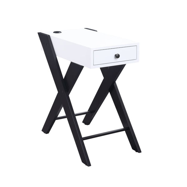 Fierce - Accent Table - White & Black