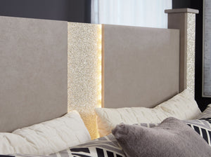 Surancha - Gray - King Poster Bed