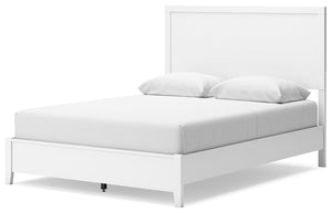 Binterglen - White - Queen Panel Bed