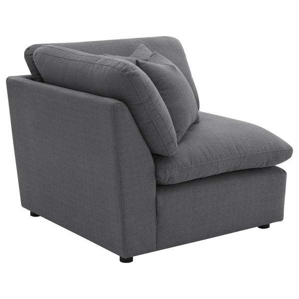  this chair offers plush comfort and a modern aesthetic that