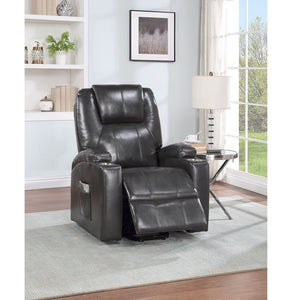 Seat Construction: Pocket Coil Tight Seat & Back Cushion Power Lift 2 Cup Holders Included Cushion Thickness: 6-"