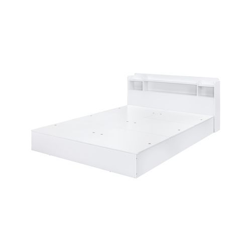 Sleek, modern, and functional are what best describe the Perse collection. The crisp white finish gives off the illusion of a bigger room. The low-profile panel bed features a storage headboard to display various goods. The case goods offer plenty of stor