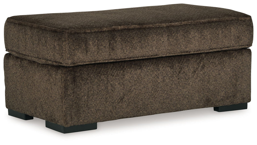 If youâ€™re looking for a blend of extraordinary comfort and contemporary style, this ottoman stacks up beautifully. Itâ€™s a modern yet soft lookâ€”made all the more appealing by a plushly textured, cozy cushion that feels as great as it looks. The rich 