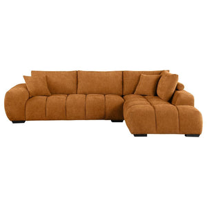  inviting ambiance in your living room. It boasts soft upholstery in a warm hue