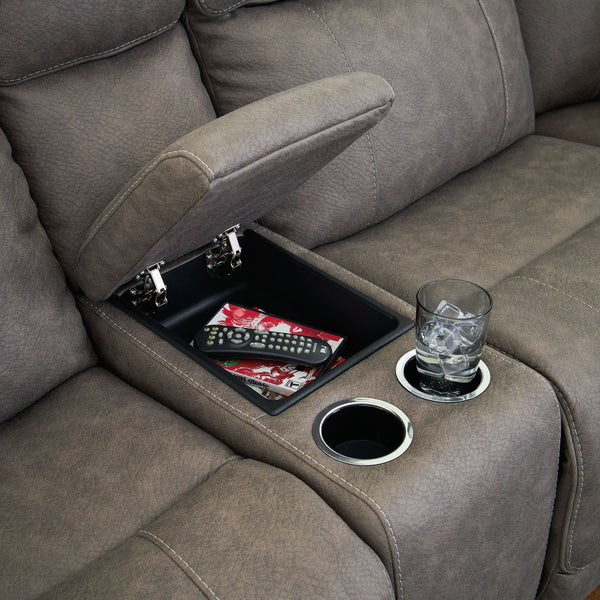 Starbot - Fossil - 7-Piece Power Reclining Sectional