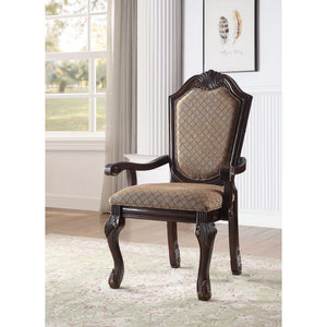 Chateau De Ville - Chair (2 Piece) - Fabric & Espresso