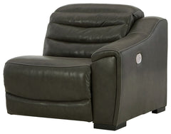 This item does not stand alone. It is compatible with other items in this series, sold separately.<br><br><b>Additional Dimensions</b><br><ul><li>Seat depth: 22-"</li><li>Seat height: 20-"</li><li>Fully reclined length: 65-"</li><li>Distance between recli