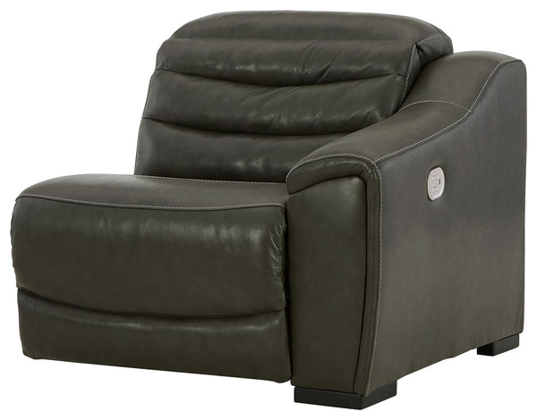 This item does not stand alone. It is compatible with other items in this series, sold separately.<br><br><b>Additional Dimensions</b><br><ul><li>Seat depth: 22-"</li><li>Seat height: 20-"</li><li>Fully reclined length: 65-"</li><li>Distance between recli