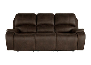  this sofa offers the luxurious appearance of real leather without the hefty price tag. Tailored to perfection w