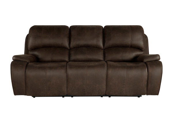  this sofa offers the luxurious appearance of real leather without the hefty price tag. Tailored to perfection w