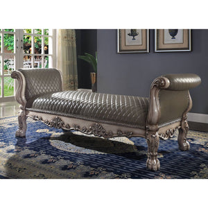 Dresden - Bench - Vintage Bone White & PU