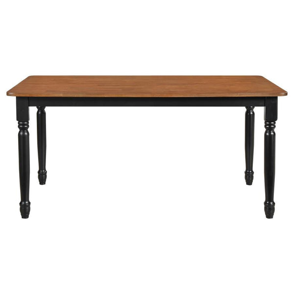  with a distinctive two-tone look that catches the eye. The table fe