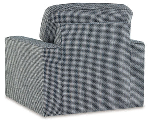 Olwenburg - Denim - Swivel Accent Chair