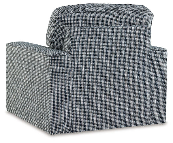 Olwenburg - Denim - Swivel Accent Chair