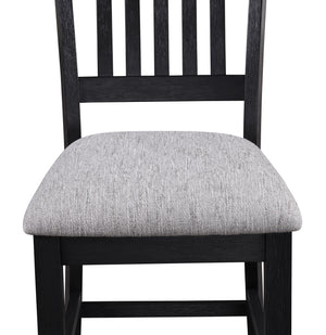 Buford - 6 Piece Dining Room Set - Charcoal / Light Gray