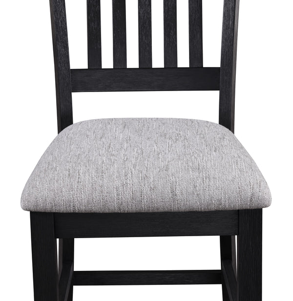 Buford - 6 Piece Dining Room Set - Charcoal / Light Gray