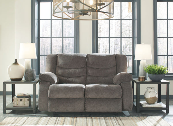 Tulen - Gray - Reclining Loveseat