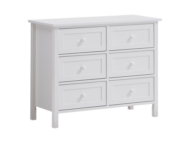 Keep our bedroom well organized with the Iolanda bedroom collection. The refreshing white finish makes it easy to style around and will give any room an instant upgrade. The bed features two storage drawers, convenient for not taking up any additional spa