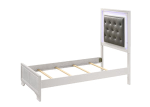 Lyssa-Twin Bed-White<h4><b>Lyssa - Twin LED Headboard Footboard - White</b></h4> <table width="100%"><colgroup><col style="width: 30%"> <col style="width: 70%"> </colgroup> <tbody> <tr> <td>Dimensions</td> <td> 42.25"L x 79.60"D x 59.20"H</td> </tr> <tr> 