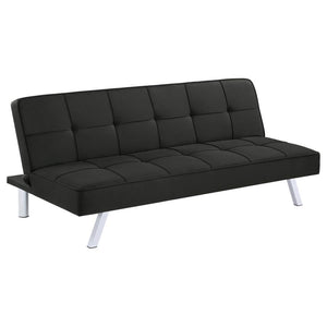 Make this most of a space with this versatile, modern sofa bed. Perfect for teen bedrooms or compact apartments, this chic sofa bed transforms from a spacious sofa to a place of rest for overnight guests. Unfold the linen-like upholstered backrest to lie 