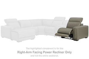 Correze - Gray - RAF Zero Wall Power Recliner