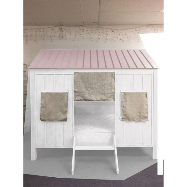 Spring - Cottage Full Bed - White & Pink