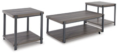 A cohesive, casual contemporary ensemble. This table set is equal parts sleek form and routine practicality. If you-'re hosting guests or need space to stretch out in a recliner, rolling casters on the coffee table clear up extra floor space in a snap. Ea