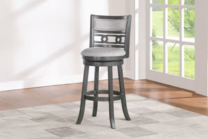 Gia - Swivel Barstool - Gray